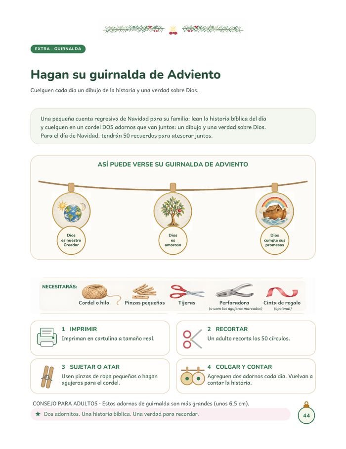 Guirnalda de Adviento